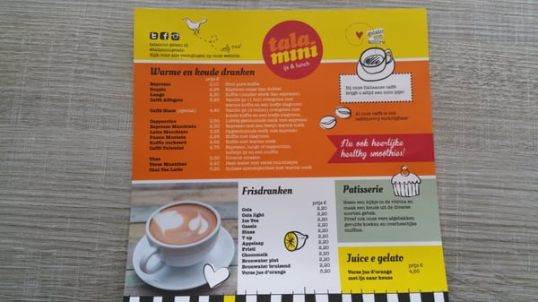 Menu photo 2 Talamini Rotterdam, ZH