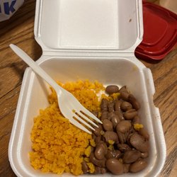 El Taco Perron - Rice and beans