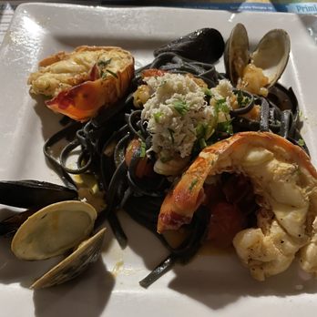 Zona Blu - Squid Ink seafood pasta - Pizza Near Me - Weston, Florida Zona Blu - Squid Ink seafood pasta - Pizza Near Me - Weston, Florida