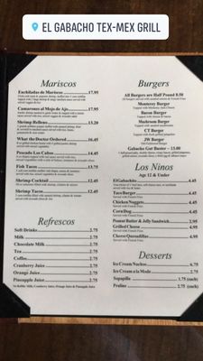 Menu photo 5 El Gabacho Tex Mex Grill Arlington, TX