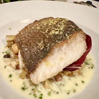 Fishing With Dynamite - Pan Roasted Wild Black Bass - Seafood Near Me - Manhattan Beach, California