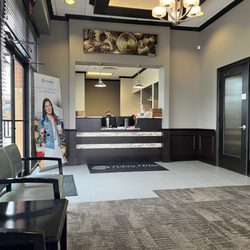 Tulsa Hills Dental Care - This is the front door area, and the reception desk.