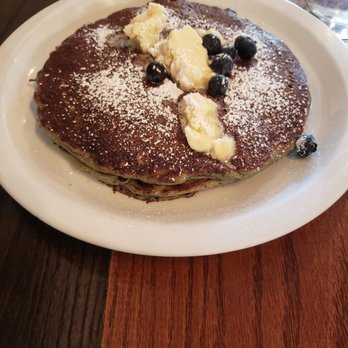 Kate's Kitchen - Cornmeal buttermilk pancakes with blueberries and buttah - Breakfast & Brunch Near Me - San Francisco, California