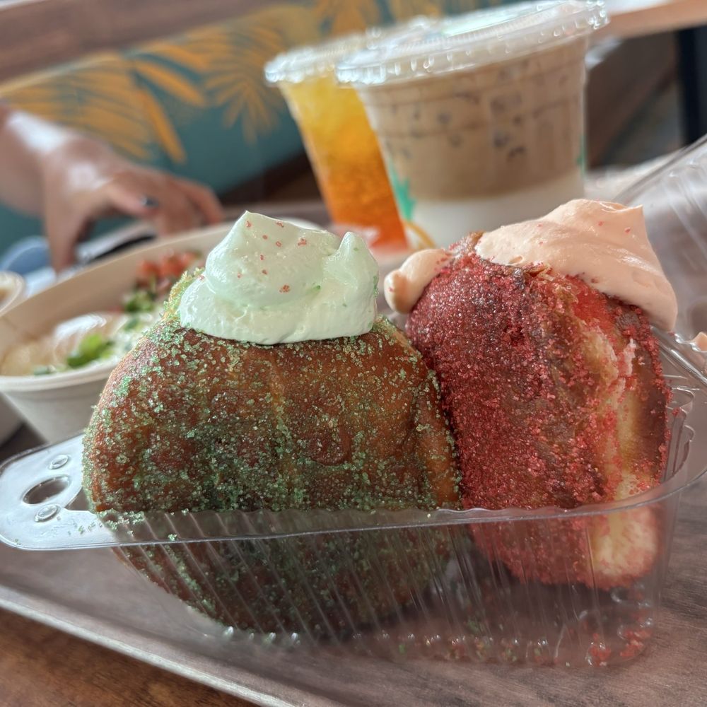 Hello Hilo - Lychee Lime Malasada & Pineapple Li Hing Mui Malasada - Breakfast & Brunch Near Me - Gainesville, Georgia Hello Hilo - Lychee Lime Malasada & Pineapple Li Hing Mui Malasada - Breakfast & Brunch Near Me - Gainesville, Georgia