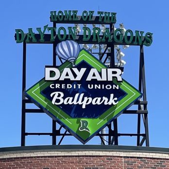Dayton Dragons - Day Air Credit Union Ballpark - Professional Sports Teams Near Me - Dayton, Ohio