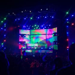 Bass Canyon - Stage at night