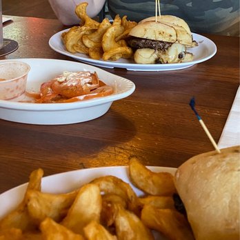 Blakeslee's Bar & Grill - The Caprese Burger! - Bars Near Me - Forks, Washington