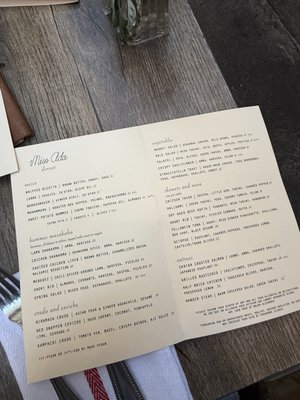 Menu photo 2 Miss Ada Brooklyn, NY Menu photo 2 Miss Ada Brooklyn, NY