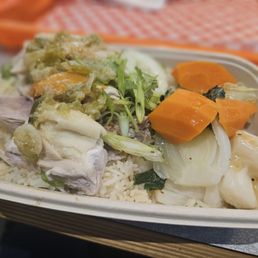 Hainanese chicken, poached Hainanese chicken, poached