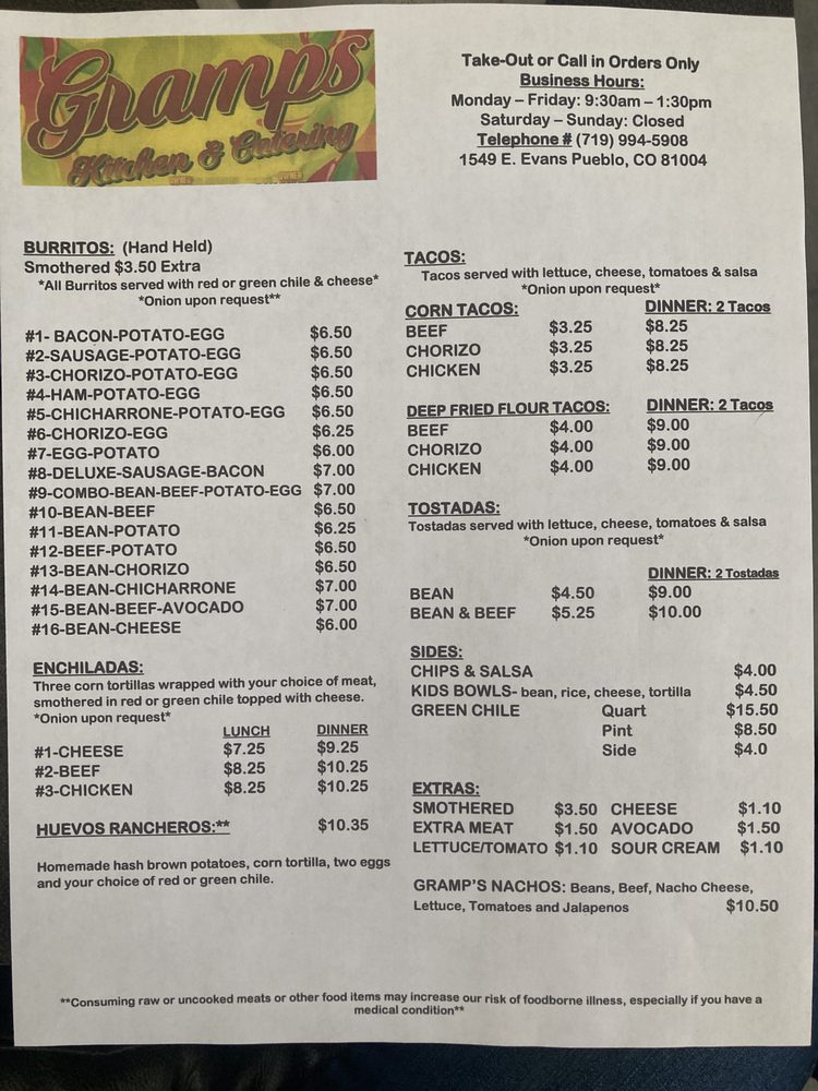 Gramp's Kitchen and Catering