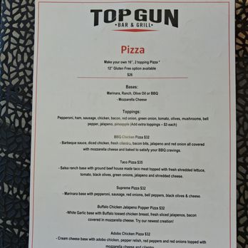 Top Gun Bar & Grill - Menu - Bars Near Me - Puyallup, Washington