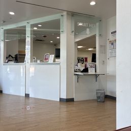 Front desk where you check in on an iPad