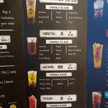 Tsaocaa - Drink Menu - Bubble Tea Near Me - Philadelphia, Pennsylvania