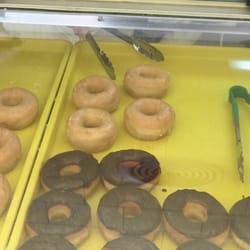 Southern Maid Donuts - Glazed and chocolate covered dounuts