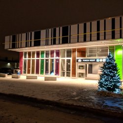 Finch West Station - Outside the station looking at the entrance on the northwest corner of Finch West & Keele on the station's opening day; Dec 17, 2018