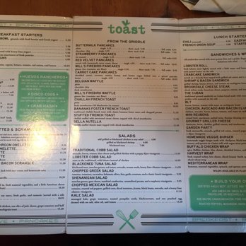 Toast - Full Menu - Breakfast & Brunch Near Me - Asbury Park, New Jersey Toast - Full Menu - Breakfast & Brunch Near Me - Asbury Park, New Jersey