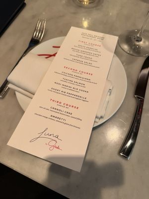 Menu photo 2 Luna By Giada Scottsdale, AZ Menu photo 2 Luna By Giada Scottsdale, AZ