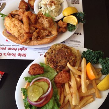 Tony's Seafood Restaurant - I never take pictures of my food. But the presentation at Tony's was unbelievable. - Seafood Near Me - Cedar Key, Florida Tony's Seafood Restaurant - I never take pictures of my food. But the presentation at Tony's was unbelievable. - Seafood Near Me - Cedar Key, Florida