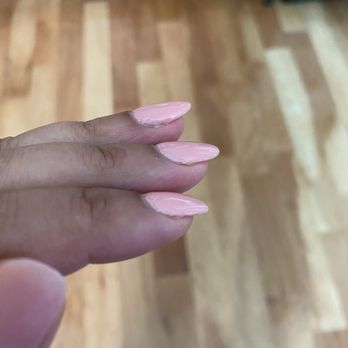 Nail Center and Spa - Bumpy dip nails with bad cuticle job - Nail Salons Near Me - Laguna Woods, California Nail Center and Spa - Bumpy dip nails with bad cuticle job - Nail Salons Near Me - Laguna Woods, California