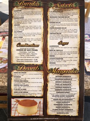 Menu photo 8 Cabrera's Mexican Cuisine Duarte, CA