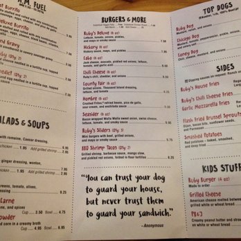 Ruby's Roadside Grill - Burgers Near Me - Seaside, Oregon