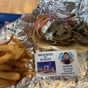 Pappa Gyros - Gyro and fries - Greek Near Me - Katy, Texas Pappa Gyros - Gyro and fries - Greek Near Me - Katy, Texas