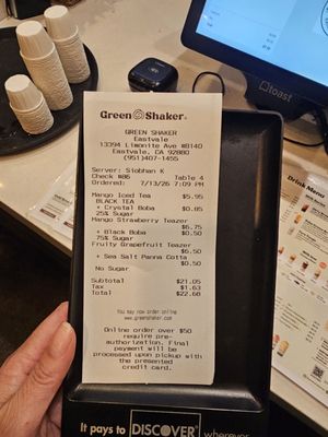 Menu photo 1 Green Shaker by Ten Ren Eastvale, CA Menu photo 1 Green Shaker by Ten Ren Eastvale, CA