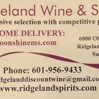 Ridgeland Wine & Spirits - Card - Beer, Wine & Spirits Near Me - Ridgeland, Mississippi