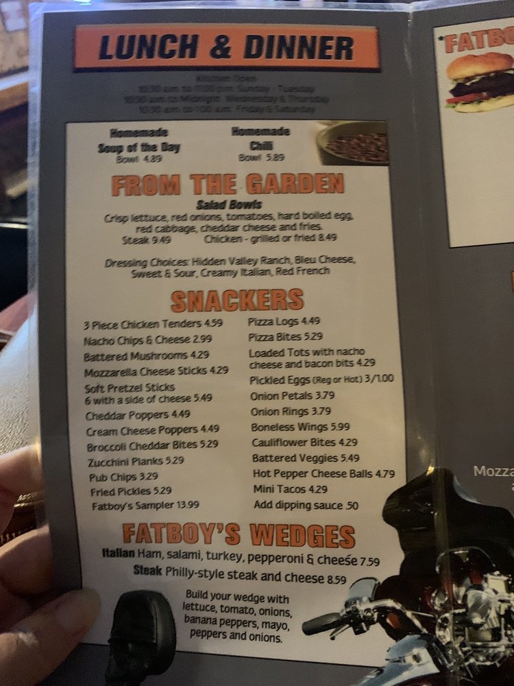 FATBOY’S SALOON 12714 Dicksonburg Rd, Conneautville, Pennsylvania Bars Phone Number Yelp