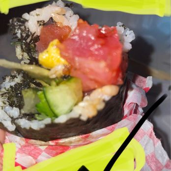 I Love Sushi Express - 1st time/order- Build Your Own Sushi Burrito snapshot. Hearty & filling just pricey - Poke Near Me - Madison, Alabama I Love Sushi Express - 1st time/order- Build Your Own Sushi Burrito snapshot. Hearty & filling just pricey - Poke Near Me - Madison, Alabama