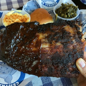 Central BBQ - Half dry half wet rib plate - Barbeque Near Me - Memphis, Tennessee Central BBQ - Half dry half wet rib plate - Barbeque Near Me - Memphis, Tennessee