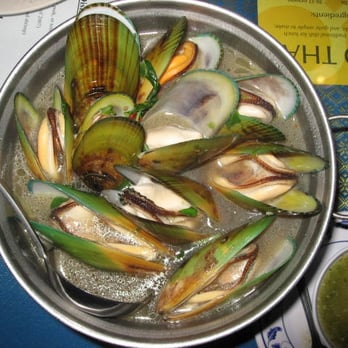Jitlada - steamed green mussel - get this for sure! - Thai Near Me - Los Angeles, California