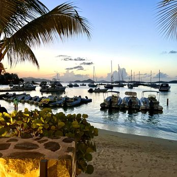 Rum Hut - Sunset view - Seafood Near Me - St John, Virgin Islands