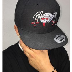 Tarantula Embroidered Hats