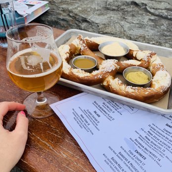 Jealous Monk - Giant pretzel is phenomenal--perfect with a beer! - Beer Gardens Near Me - Mystic, Connecticut Jealous Monk - Giant pretzel is phenomenal--perfect with a beer! - Beer Gardens Near Me - Mystic, Connecticut
