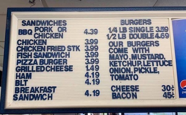 Menu photo 1 Bulldog Restaurant Bald Knob, AR