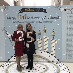 Hummingwell Wellness - Celebrating 100 years of Academy and my 25 th anniversary as a dietitian 2017 Chicago with president of Academy.