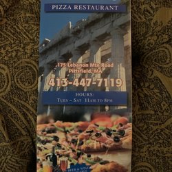 Anna's Pizza Restaurant - Menu
