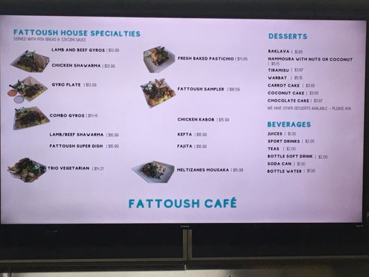 Menu photo 5 Fattoush Cafe Nashville, TN