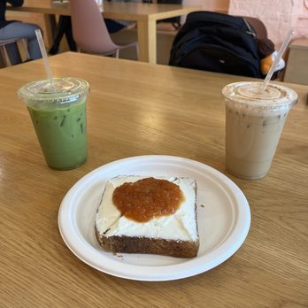 Whata Peach - Peach Jam Ricotta, Peachy Matcha Latte (Iced), Einspanner Latte (Iced) - Juice Bars & Smoothies Near Me - Granada Hills, California Whata Peach - Peach Jam Ricotta, Peachy Matcha Latte (Iced), Einspanner Latte (Iced) - Juice Bars & Smoothies Near Me - Granada Hills, California