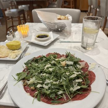 Quattro Caffe - Carpaccio with arugula. So fantastic. - Italian Near Me - Costa Mesa, California Quattro Caffe - Carpaccio with arugula. So fantastic. - Italian Near Me - Costa Mesa, California