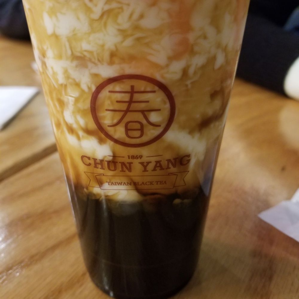 Chun Yang Tea - Brown sugar boba milk medium - Bubble Tea Near Me - Flushing, New York Chun Yang Tea - Brown sugar boba milk medium - Bubble Tea Near Me - Flushing, New York