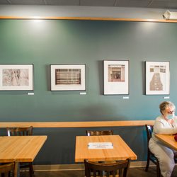 Blue Plate Diner - Local art displayed