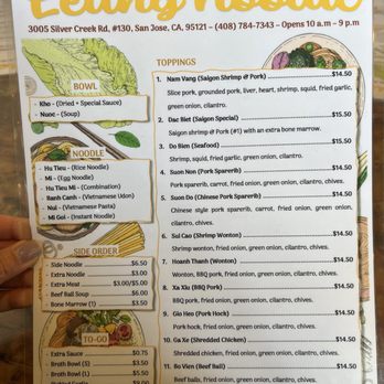 Leung Noodle - Vietnamese Near Me - San Jose, California Leung Noodle - Vietnamese Near Me - San Jose, California