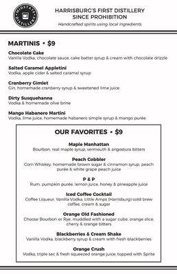 Menu photo 4 Midstate Distillery Mechanicsburg, PA Menu photo 4 Midstate Distillery Mechanicsburg, PA