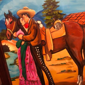 La Enchilada - Art at the tables!!! - Mexican Near Me - Bismarck, North Dakota