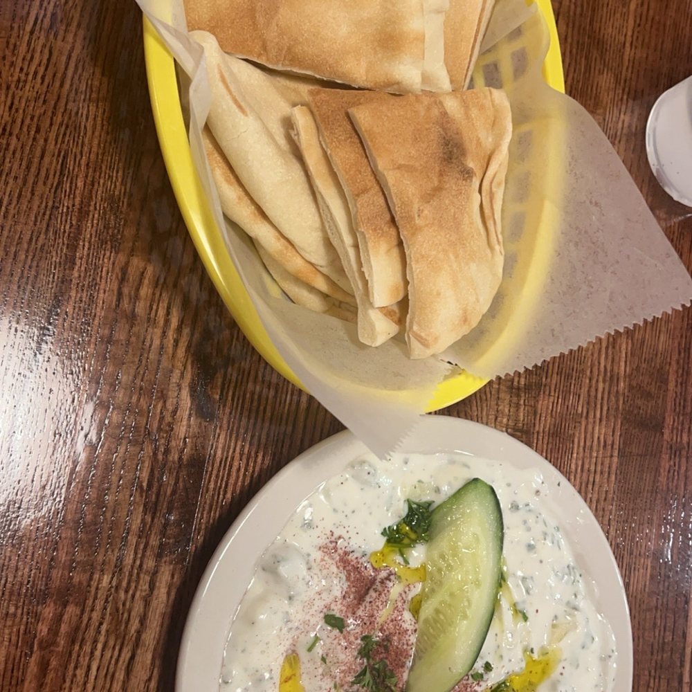 Pita and Tzatziki