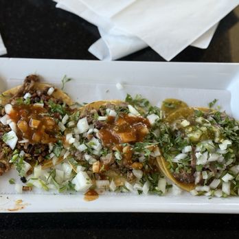 Tres Potrillos - Three tacos: choose your meats - Mexican Near Me - Sunnyvale, California