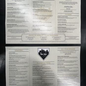 The Ball Park - Menu - Batting Cages Near Me - Blaine, Minnesota The Ball Park - Menu - Batting Cages Near Me - Blaine, Minnesota