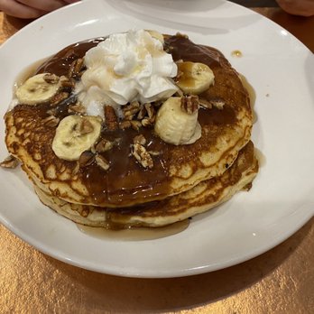 Another Broken Egg Cafe - Bananas Foster Pancakes - American Near Me - Raleigh, North Carolina